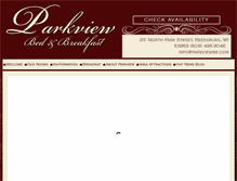 Tablet Screenshot of parkviewbb.com